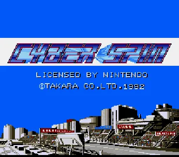 Cyber Spin (USA) screen shot title